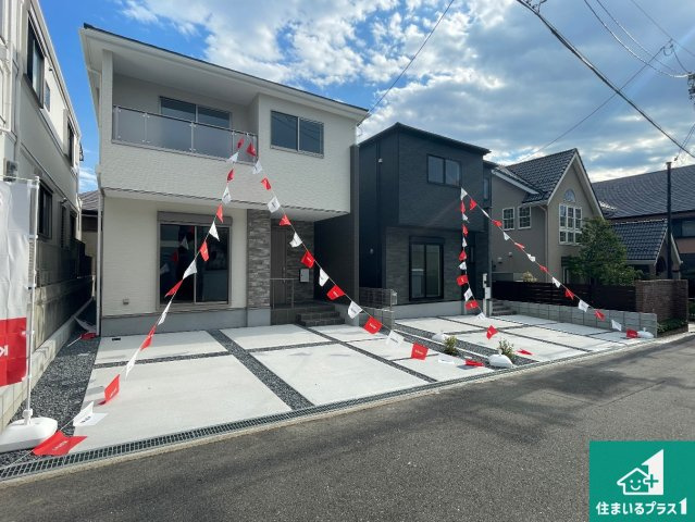 ■豊中市待兼山町　第1期　新築一戸建ての外観|安心の10年保証！外観を美しく保ち、雨水で汚れを落とします！気になることがありましたら、お気軽にお問い合わせください！