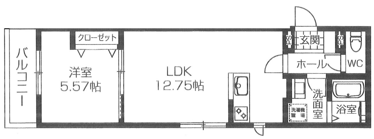 レジデンスコスモス坂戸の間取り