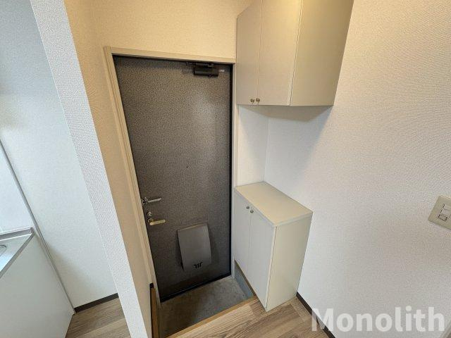 ハイツブルネンの玄関
