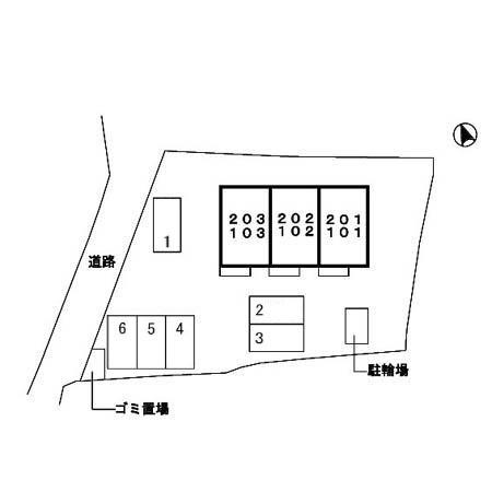 アムール清水の区画図