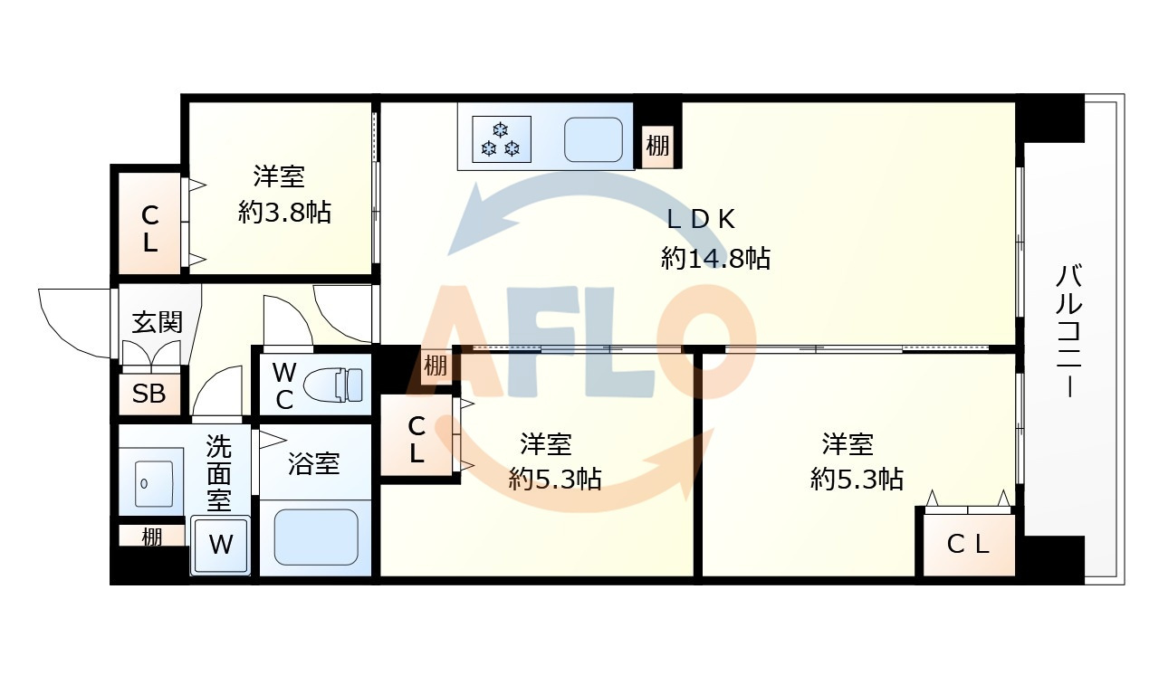 Alivis野田阪神の間取り|Alivis野田阪神　間取り