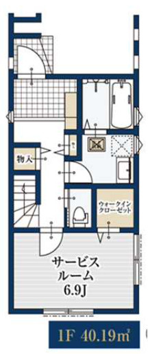 【仲介手数料無料】所沢市けやき台全２棟２号棟　所沢の新築住宅なら西武ハウジングの間取り