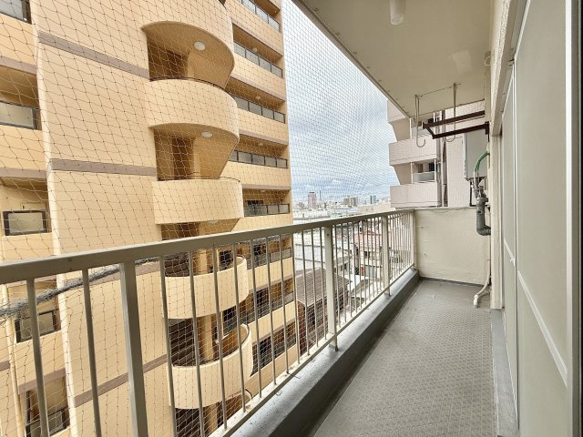 丸美タウンマンション今池のバルコニー
