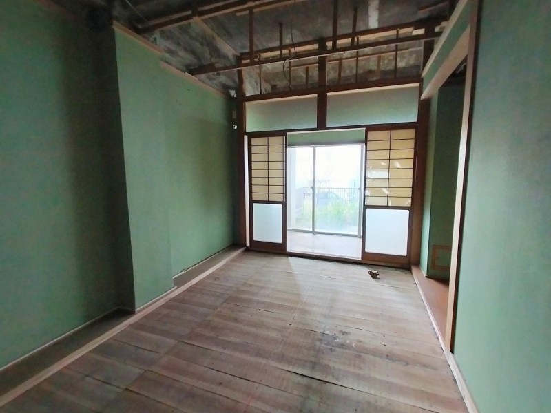 高天町RC造戸建の和室|１Ｆ板張り（和室）