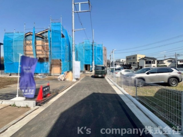 ◎茅ヶ崎市出口町　新築戸建　3号棟の前面道路含む現地写真|2026.4月撮影◇