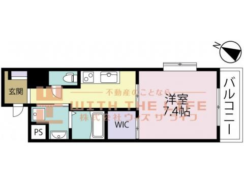 Aletta（アレッタ）合川町【キャッシュバック対象物件】の間取り