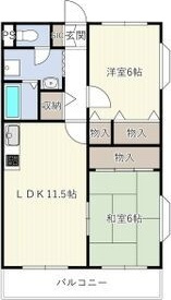 センチュリー摂津の間取り