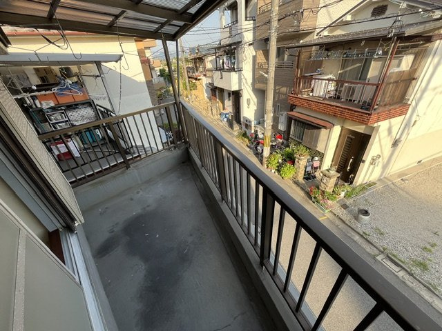 堺市東区北野田貸家のバルコニー
