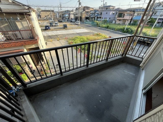 堺市東区北野田貸家のバルコニー