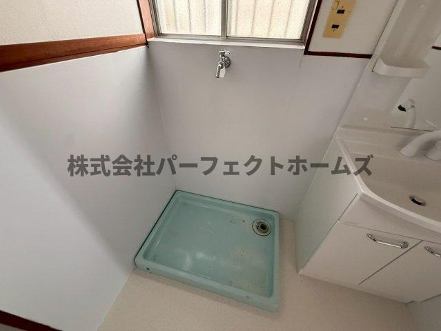 招提中町1丁目戸建　賃貸の設備|洗濯機置場です