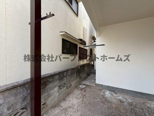 招提中町1丁目戸建　賃貸のバルコニー|バルコニーです