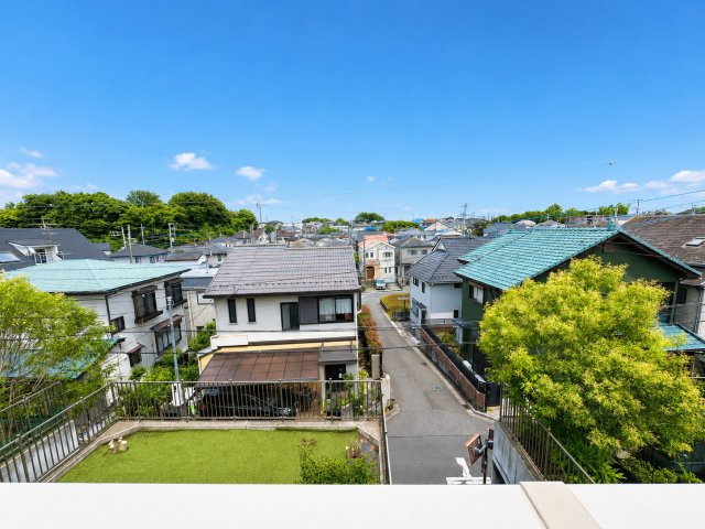 三室大古里緑地台住宅　Ｆ棟の展望