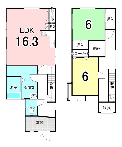 和歌山市田尻の間取り