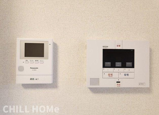 パークサイド　レジデンスのセキュリティ|当社、チルホームのHPもご覧ください(^^)/物件情報多数♪