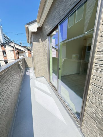 新築戸建　三島市徳倉４丁目698番　全１棟　A号棟のバルコニー|お洗濯物やお布団などが干せるバルコニー。