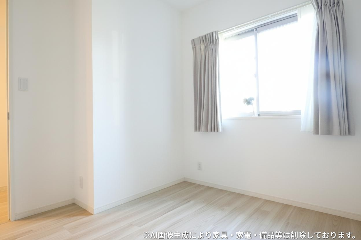 アルファスマート明石魚住の洋室|洋室5.5帖　※既存家具はAIで削除しております。