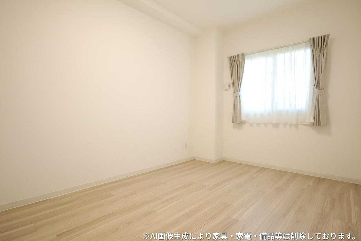 アルファスマート明石魚住の洋室|洋室7帖　※既存家具はAIで削除しております。