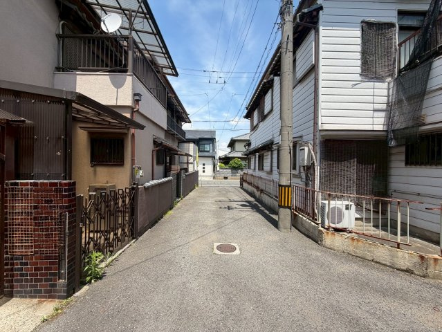高石市西取石7丁目土地の前面道路含む現地写真