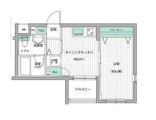 クイーンシティ板橋本町ラディウスの間取り