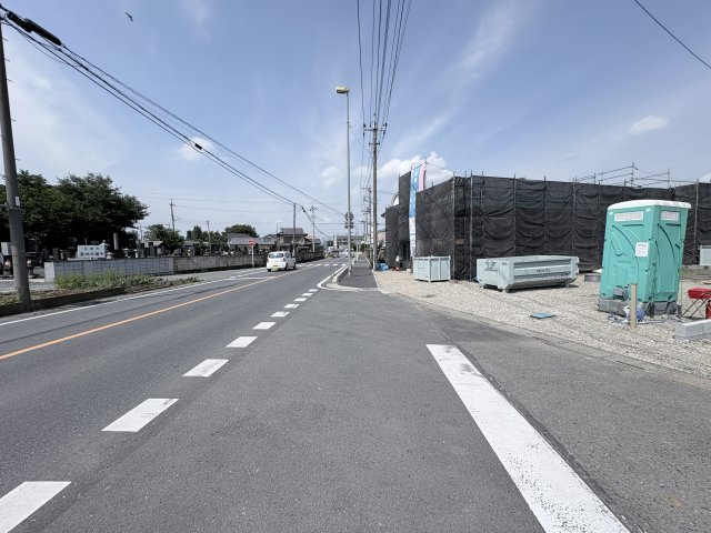 【前面道路含む現地写真】 | 神川町植竹第3　クレイドルガーデン　新築戸建　全2棟　2号棟 | 7/11撮影