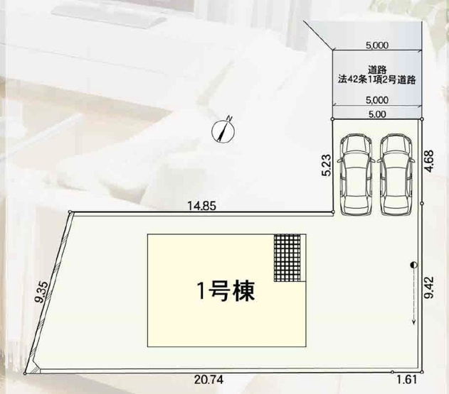【区画図】 | 小田原市千代　新築戸建て　御殿場線「下曽我駅」徒歩27分