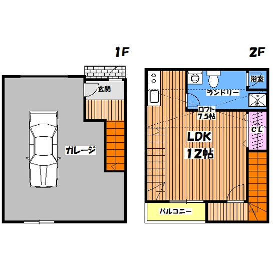 【間取り】 | un Villa八王子
