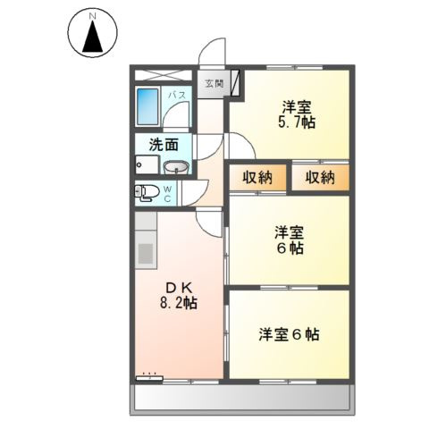 エルハイムの間取り