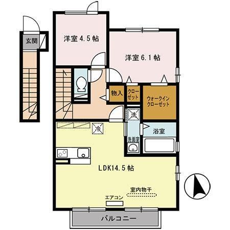 トワメゾンⅢの間取り