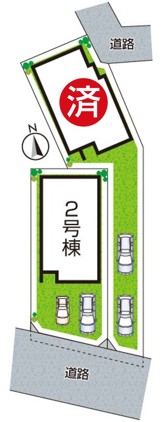 29(土)30(日)現地説明会！◆堺市堺区石津町　ラスト1邸の区画図|全2区画