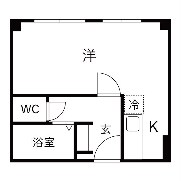 都島岡本マンションの間取り