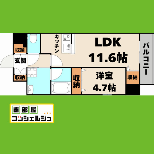 プレイス白壁の間取り