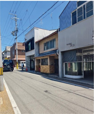 本町21丁目の前面道路含む現地写真