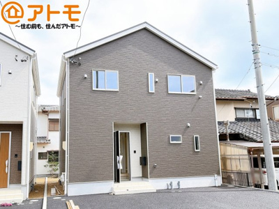 【外観】 | 駿河区西島第9　新築戸建　1号棟 | どっしりとした外観は安心感のあるマイホームを実感できますね♪