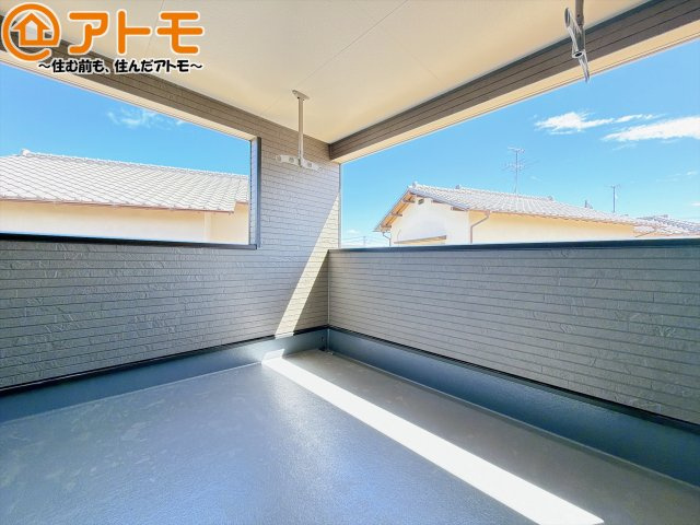 【バルコニー】 | 駿河区西島第9　新築戸建　3号棟 | インナーバルコニーはお出かけ中の急な雨でも安心♪
