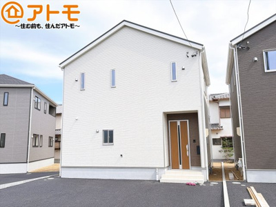 【外観】 | 駿河区西島第9　新築戸建　2号棟 | どっしりとした外観は安心感のあるマイホームを実感できますね♪