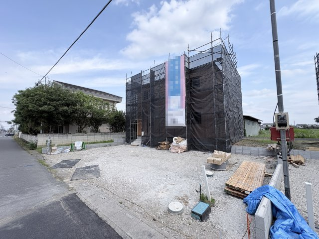 【外観】 | 上里町勅使河原第18   クレイドルガーデン　新築戸建　全2棟　2号棟 | 7/11撮影