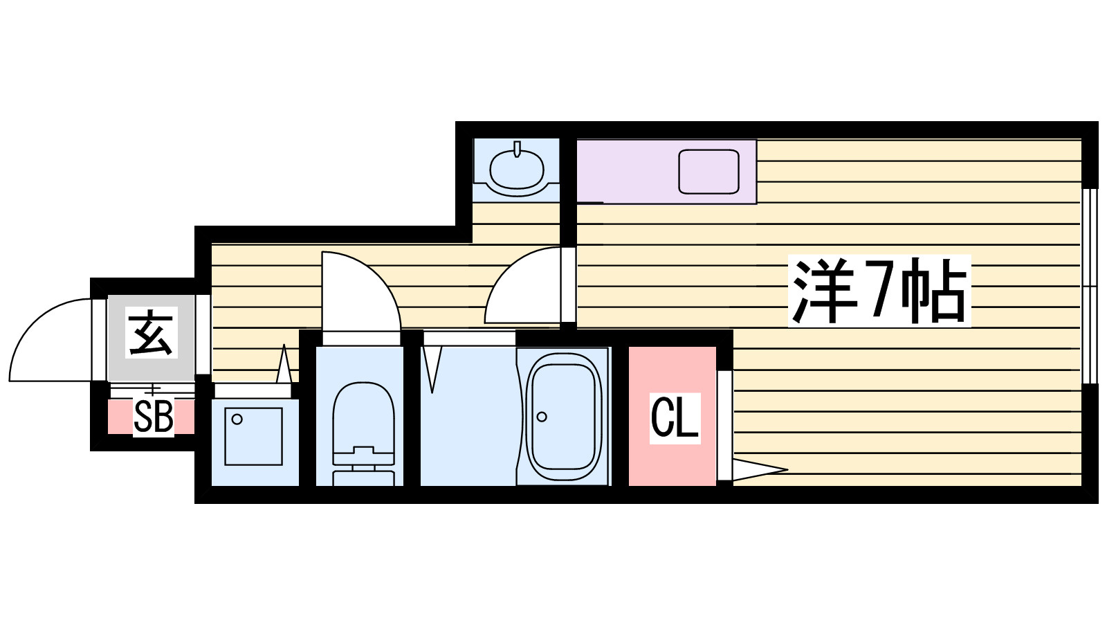 セレッソ八木の間取り