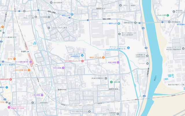 たつの市龍野町中村　第7期　新築一戸建ての地図