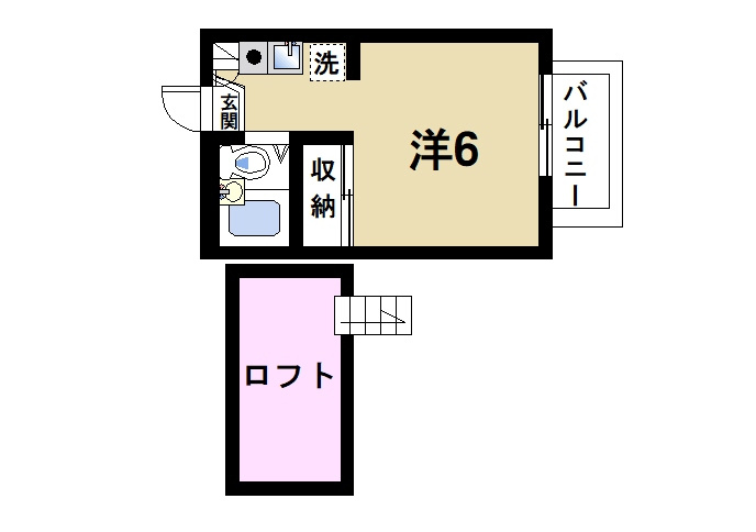 シャンポール 山添の間取り