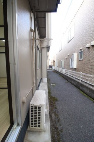ローゼハイツのバルコニー