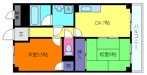 モンテメール六甲の間取り