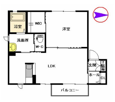 グランディールの間取り