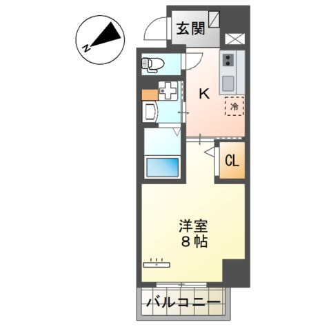 セラヴィ箱崎の間取り