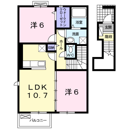 アヴニールⅦの間取り