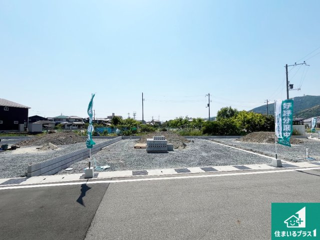 たつの市龍野町中村　第7期　新築一戸建ての外観|周辺は落ち着いた街並みの住宅地！子育てがしやすい住環境です！まだ未完成ですが、現地でしかわからない事もございます。是非一度ご覧ください。