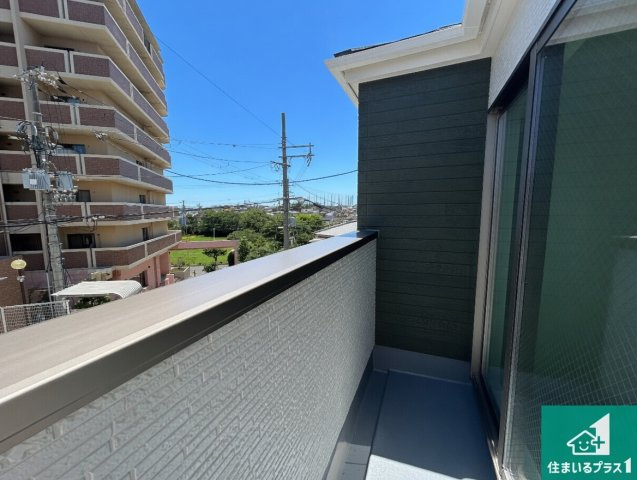 堺市堺区石津町　第1期　新築一戸建てのバルコニー|日当たりのよいバルコニー！お部屋が開放的に！