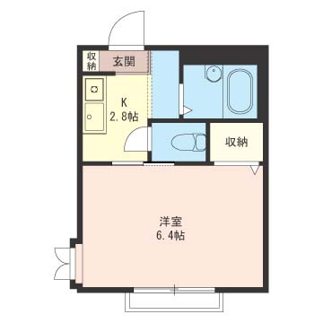 シャーメゾンROSEの間取り