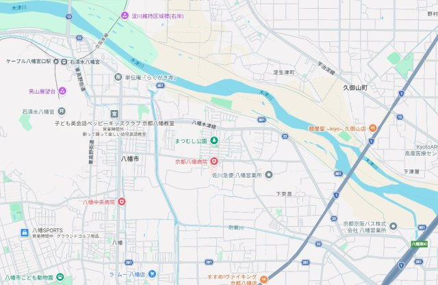 ★八幡市川口東扇　第2期　新築一戸建ての地図