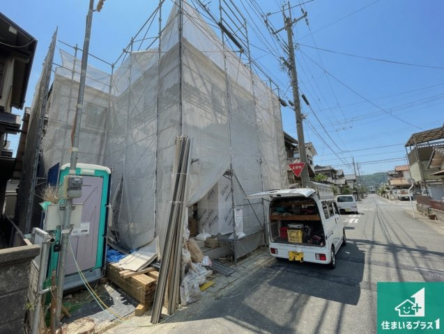 ★八幡市川口東扇　第2期　新築一戸建ての外観|現在建築中！落ち着いた街並みで新生活を始めることが出来そう！周辺の物件も併せてご紹介させて頂きます！