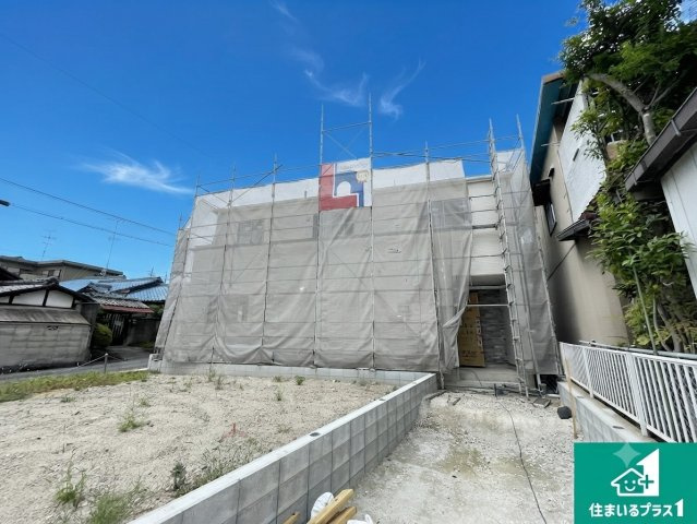 京田辺市薪水取　第1期　新築一戸建ての外観|現在建築中！落ち着いた街並みで新生活を始めることが出来そう！周辺の物件も併せてご紹介させて頂きます！